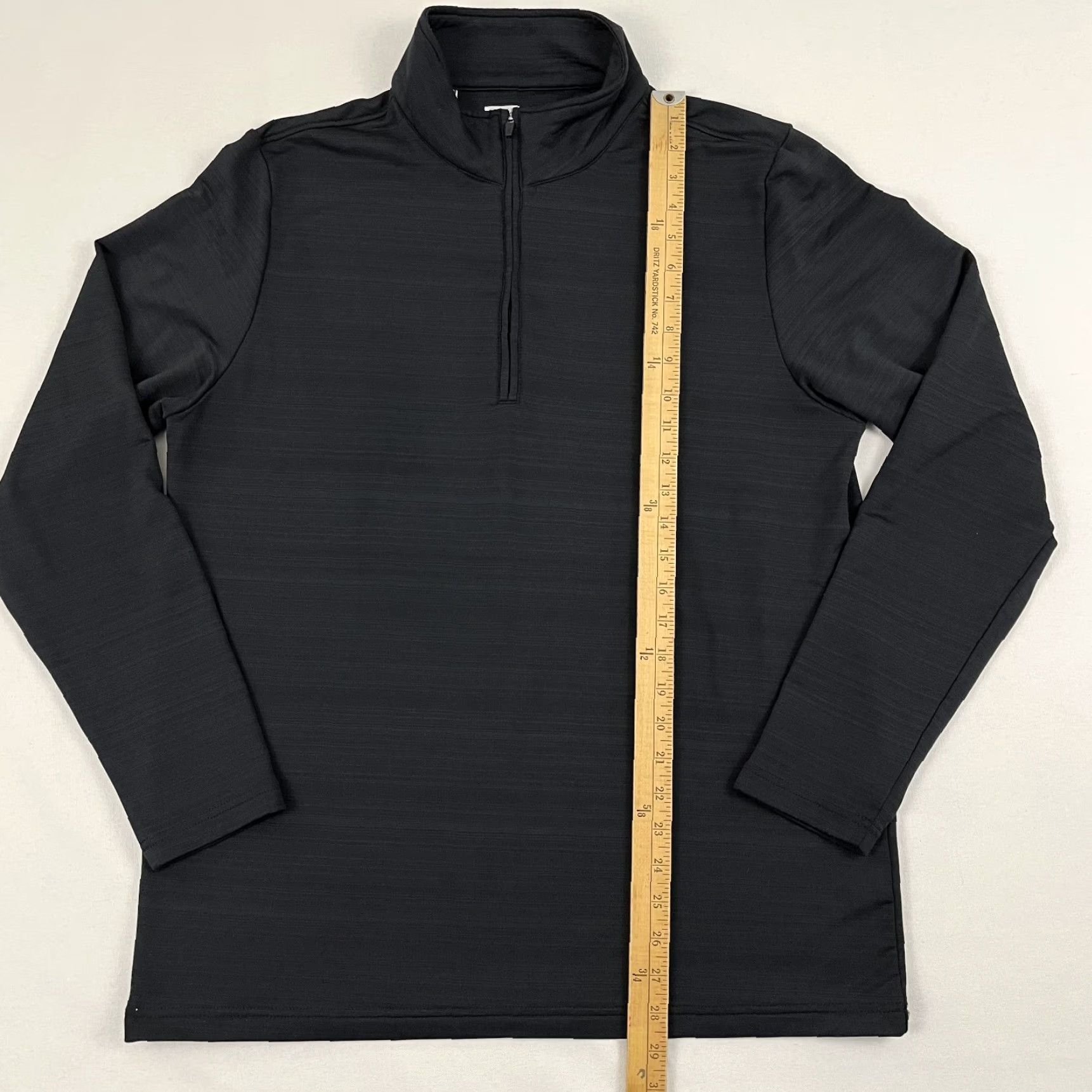 Vintage Criquet Jacket Mens L Black 1/4 Zip Pullover Performance Golf Casual Shirt? Size US L / EU 52-54 / 3 - 5 Thumbnail
