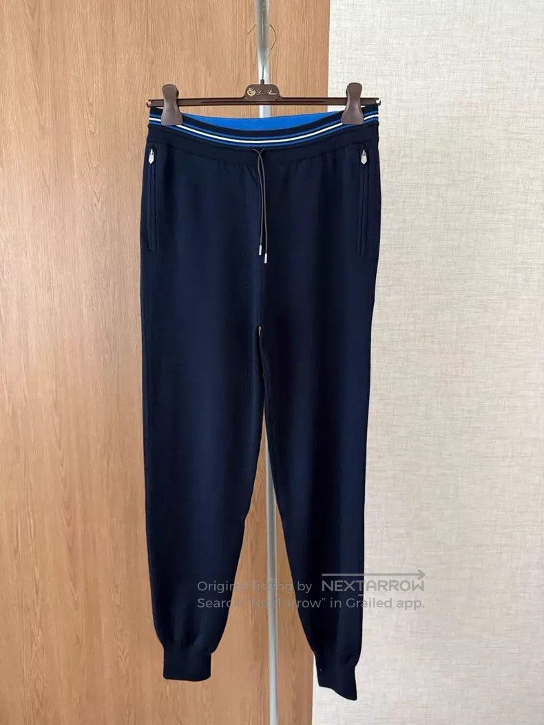 Hermes Hermes size L Men's knitted track pants for spring and autu Size US 26 / EU 42 - 1 Thumbnail