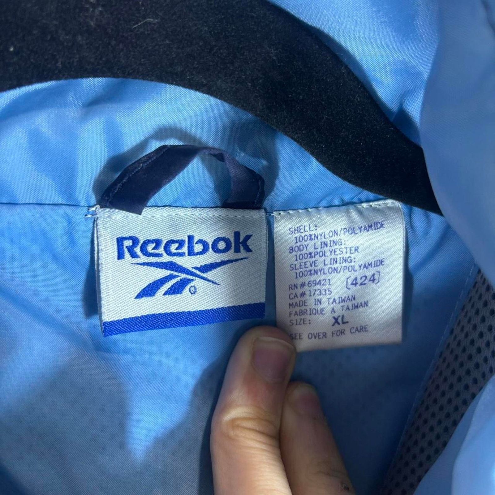 Reebok Vintage reebok 90s windbreaker track track hooded XL Size US XL / EU 56 / 4 - 4 Thumbnail