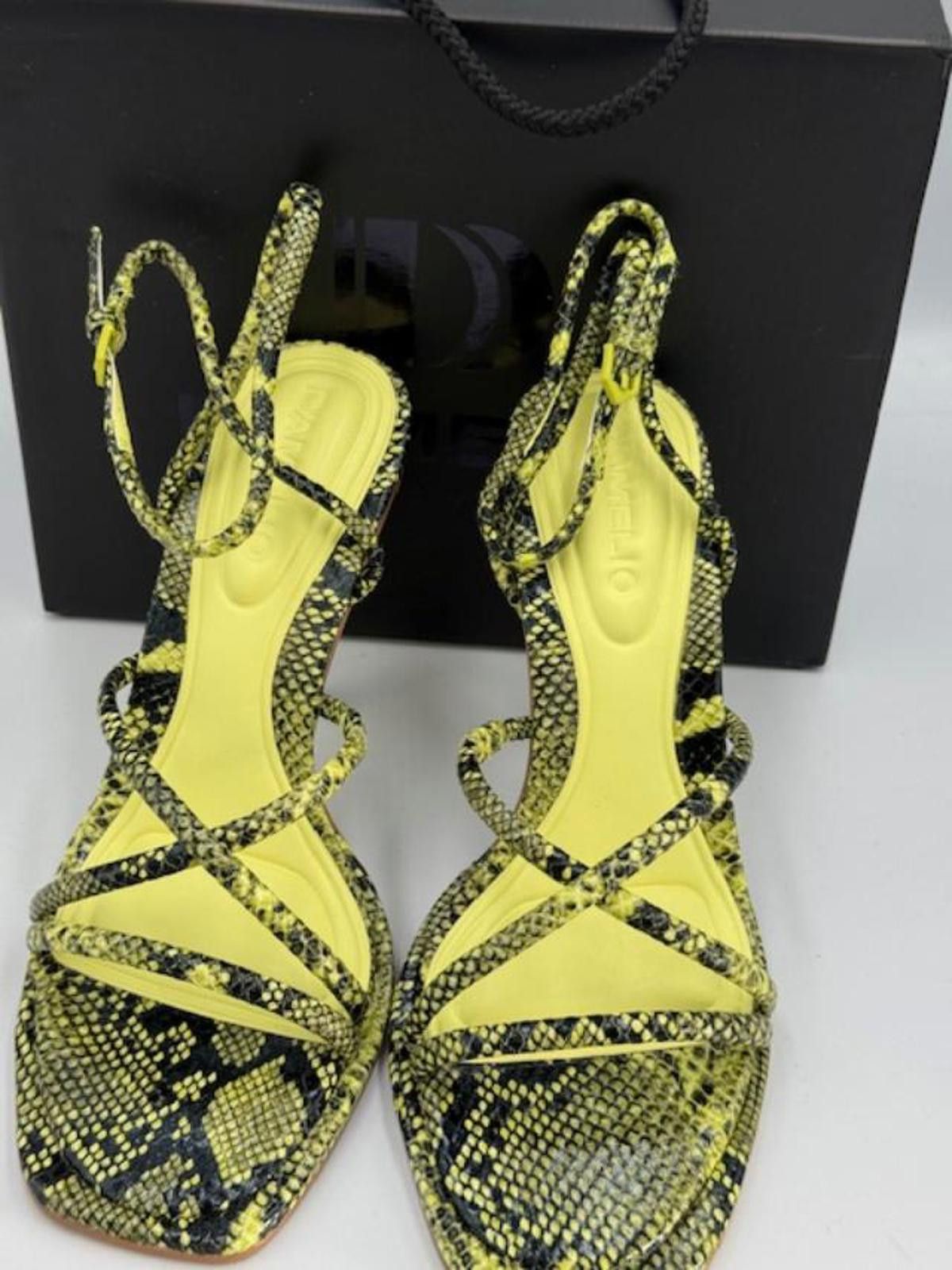 Other D'Amelio - 'Dalilah' Strappy Heels -Limeaid faux python 7.5 Size US 7.5 / IT 37.5 - 2 Thumbnail