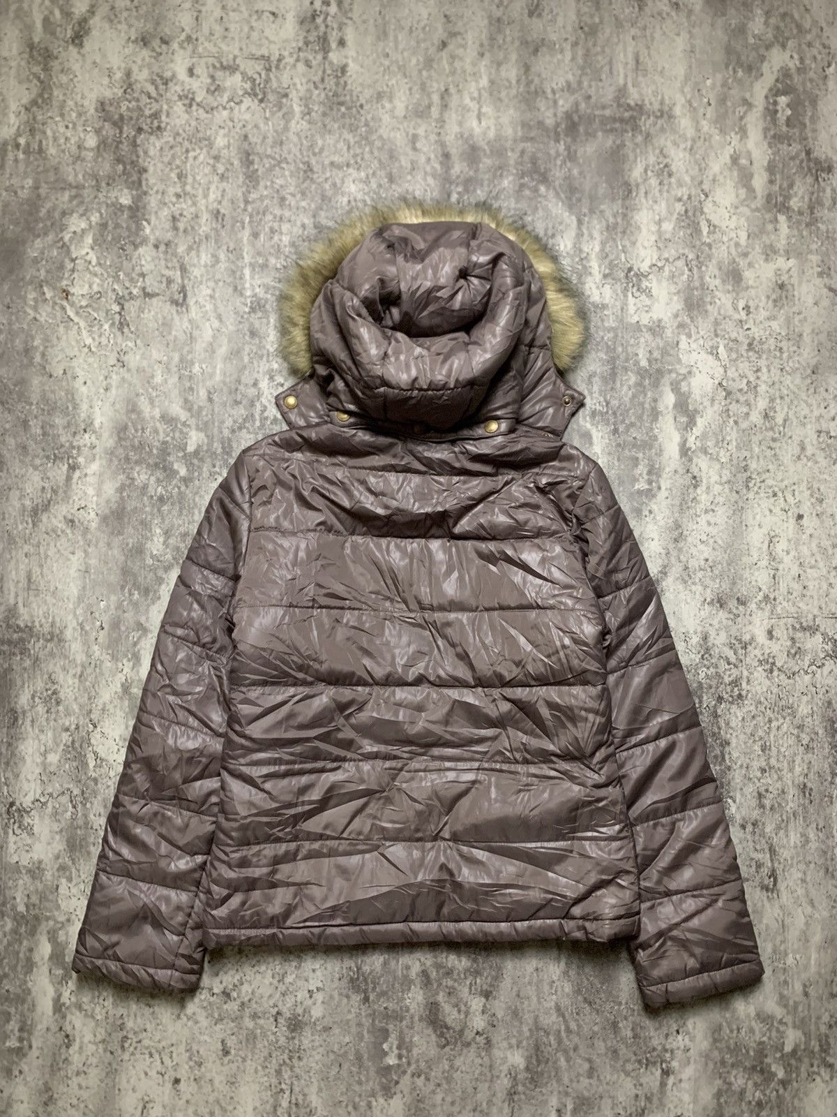 If Six Was Nine × Japanese Brand × Le Grande Bleu (L.G.B.) Japanese Cecil McBee Puffer Fur Jacket ifsix lgb style Size US S / EU 44-46 / 1 - 2 Thumbnail