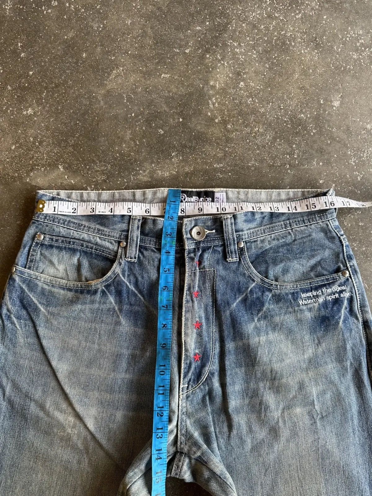 W32 L31 🔥 VINTAGE REAL BVOICE JEANS HIDDEN RIVET DENIM PANTS