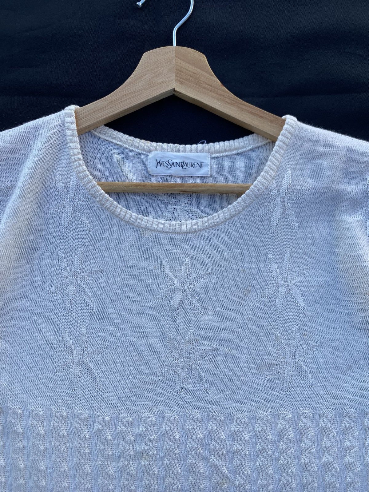 Yves Saint Laurent Rare Vintage Yves Saint Laurent YSL Knitted Sweater Size M / US 6-8 / IT 42-44 - 7 Thumbnail