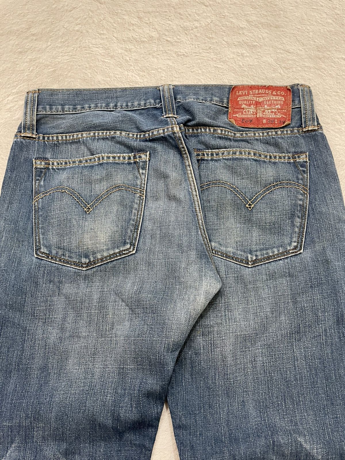 Levi's Levis Vintage Fading Denim Red Label Jeans Washed Size US 32 / EU 48 - 5 Thumbnail