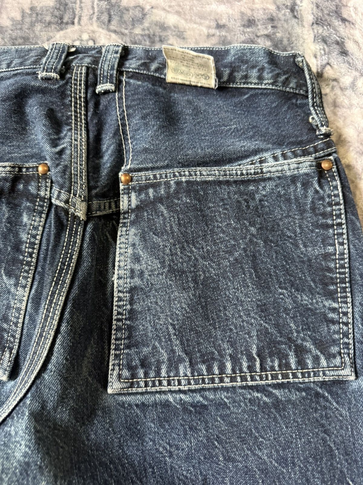 Indigo × Tender Co. Tender Co. Type 130 Pocket Mouth lining Selvage Jeans Size US 30 / EU 46 - 11 Thumbnail