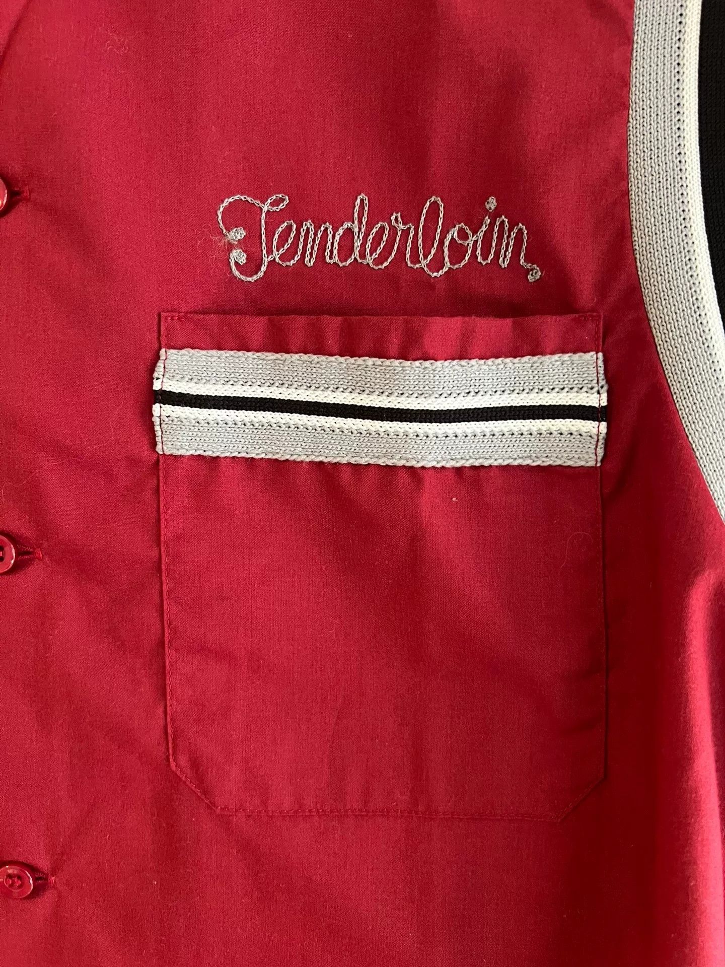 Tenderloin Tenderloin Red Bowling Short-Sleeve Shirt Size US S / EU 44-46 / 1 - 6 Thumbnail