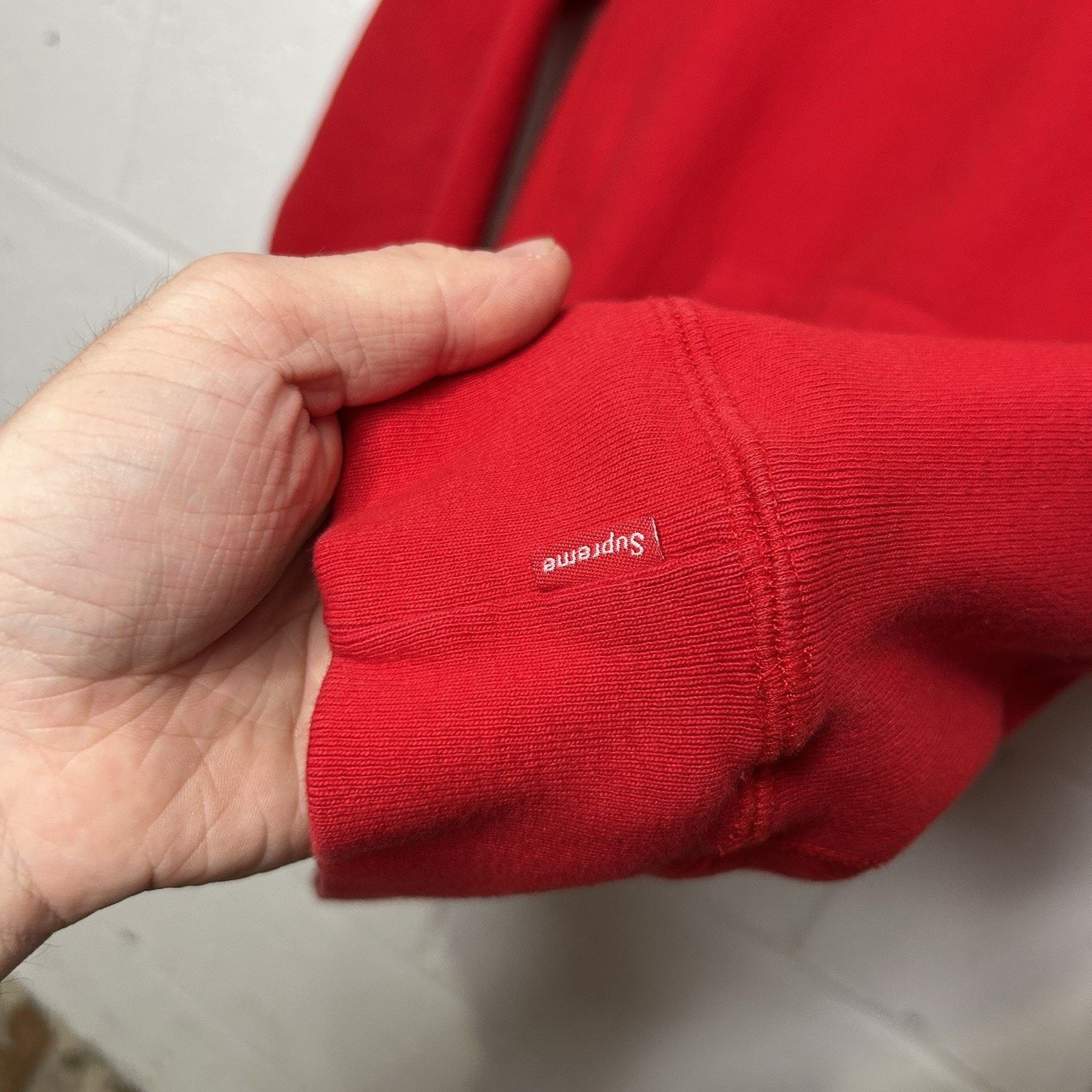 Supreme Supreme Studded Back Hooded Sweatshirt Hoodie “Red” SS18 Size US L / EU 52-54 / 3 - 6 Thumbnail