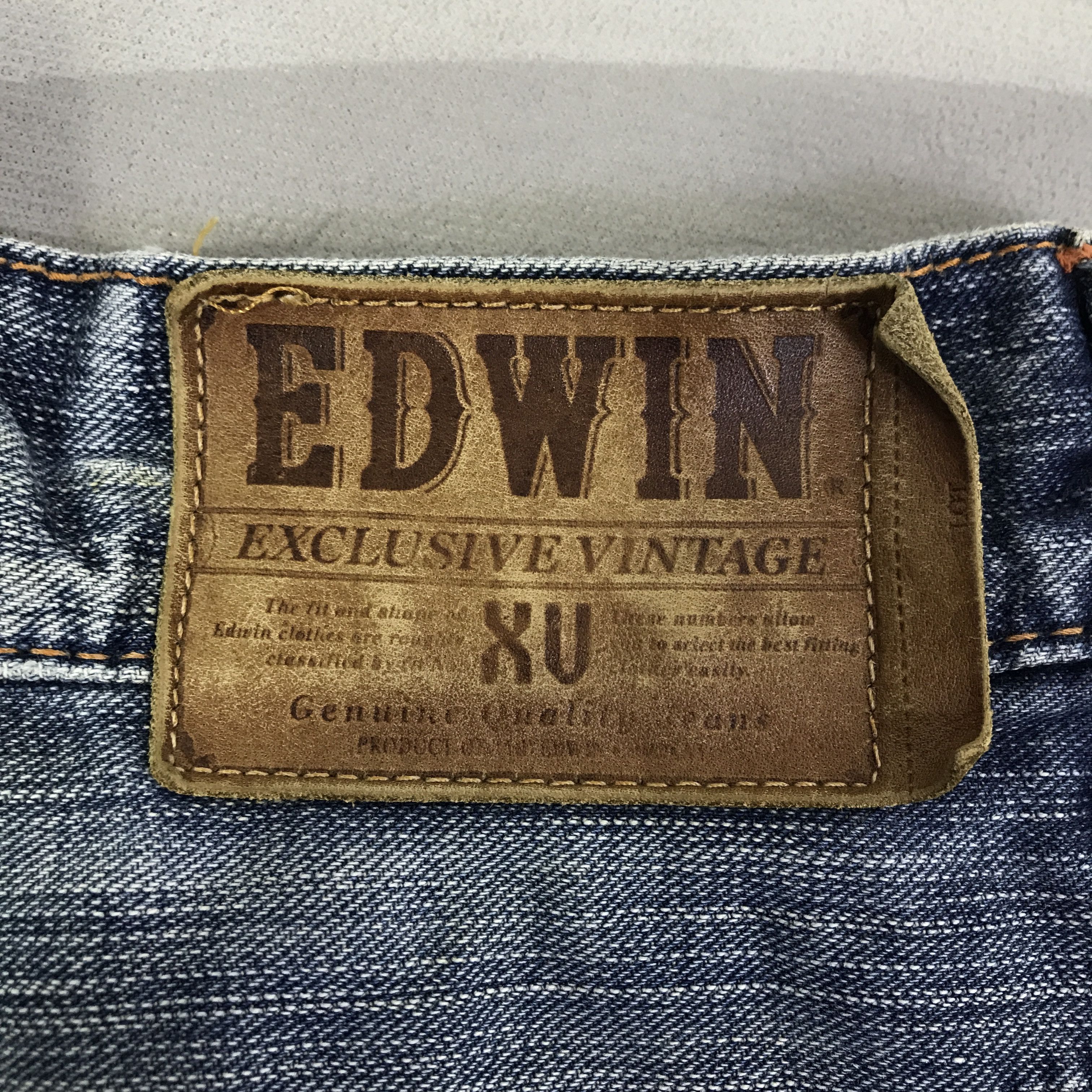 Edwin Vintage Edwin Japan denim Jeans K74B20 Size US 32 / EU 48 - 14 Thumbnail