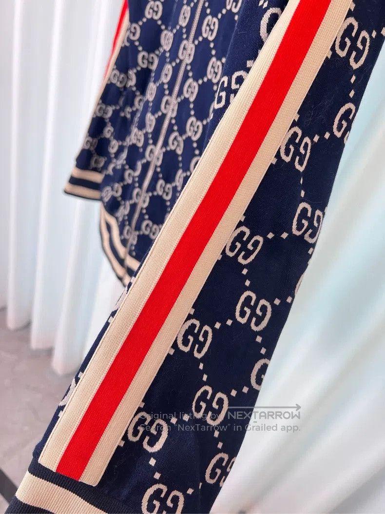 Gucci Gucci Classic full print double G blue school uniform jack Size US XL / EU 56 / 4 - 7 Thumbnail