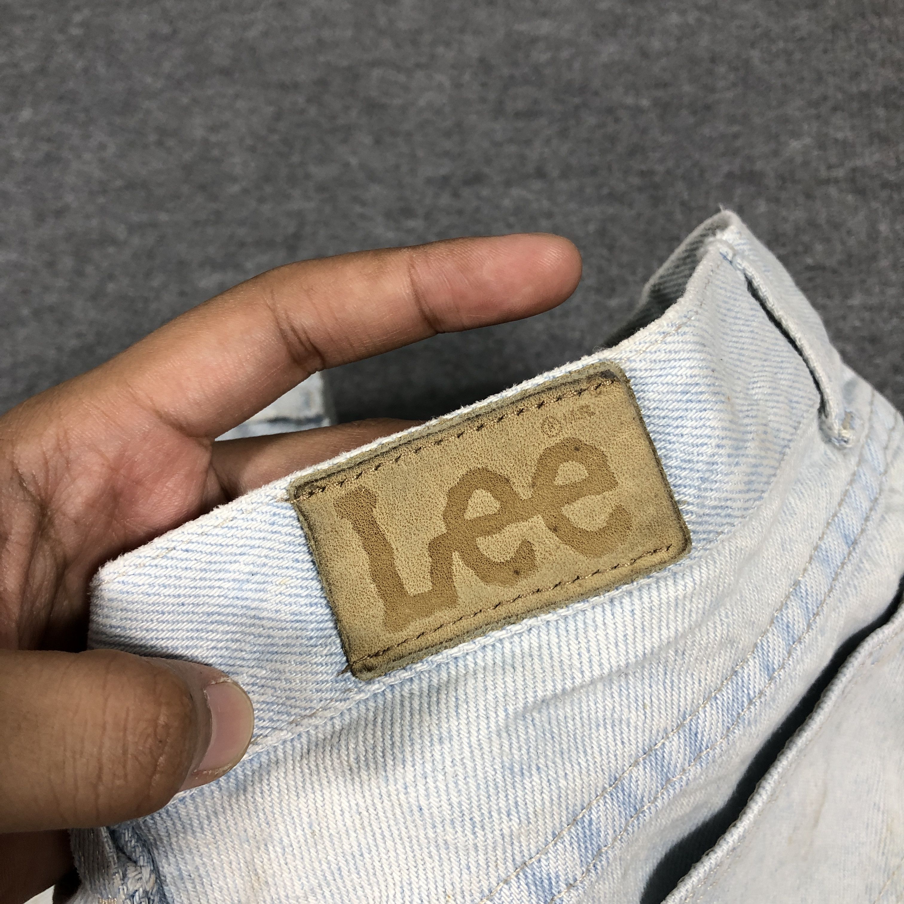Lee × Vintage Vintage 90s Lee Short Jeans L973 Size US 33 - 4 Thumbnail