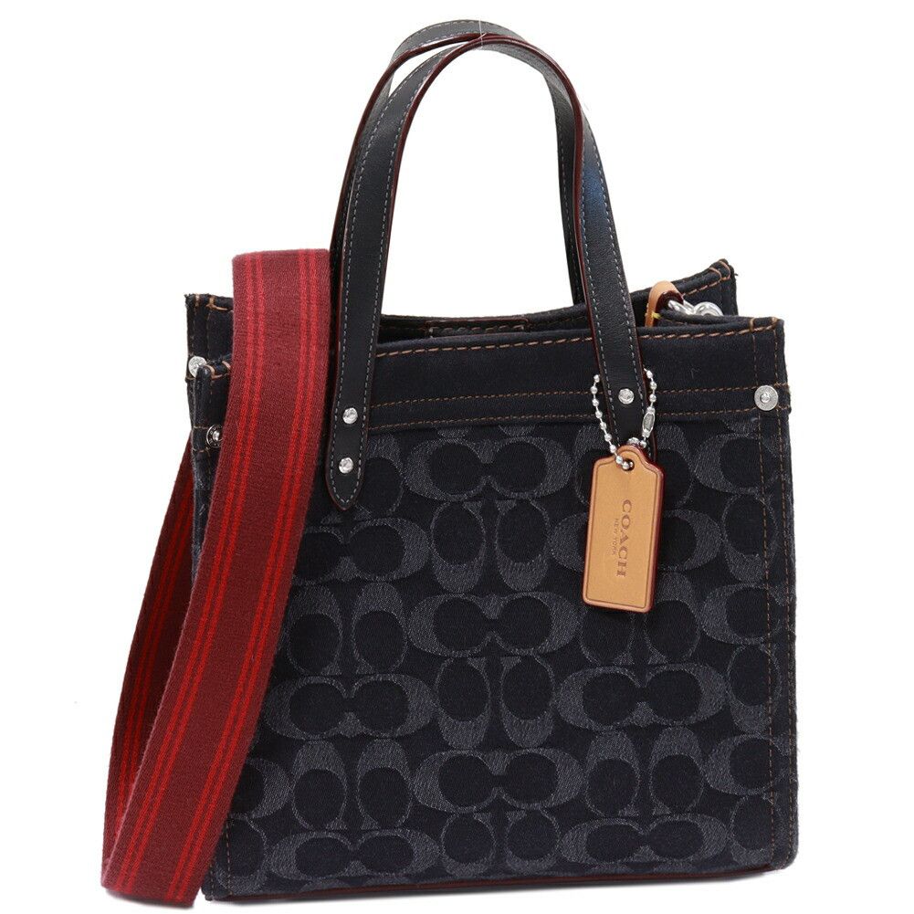 Coach Coach Coach Canvas Tote Bag Black 2WAY CG091 Canvas Tote Bag CG091 in Great Condition Size ONE SIZE - 1 Thumbnail