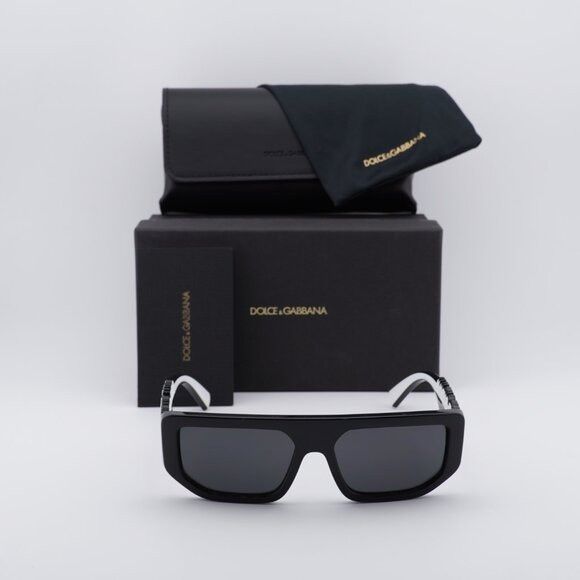 Dolce & Gabbana Dolce & Gabbana DG6203 501/87 Sunglasses Shiny Black Size ONE SIZE - 11 Thumbnail