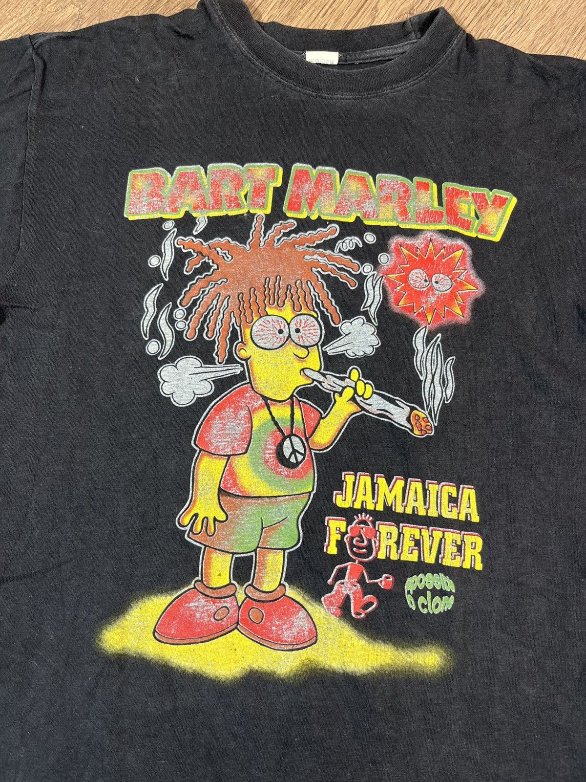Bob Marley Vintage T Shirt Bob Bart Marley Jamaica Forever Size US M / EU 48-50 / 2 - 2 Thumbnail