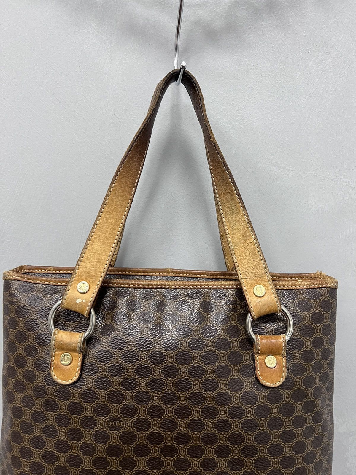Celine × Vintage HOT ITEM💣💣Authentic Celine Monogram Tote Bag Size ONE SIZE - 3 Thumbnail