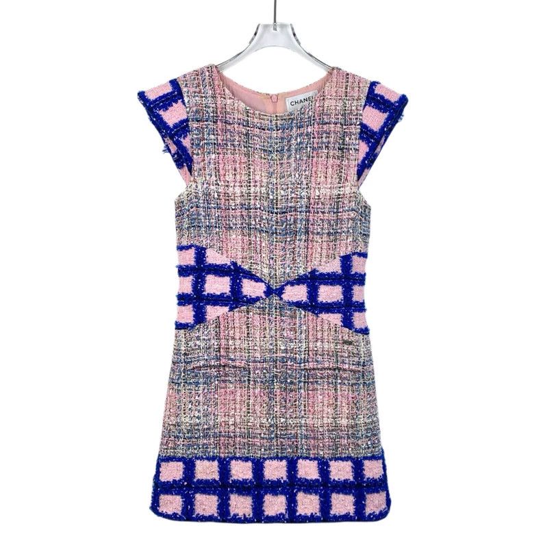 Chanel Colorful Chanel Wool Blend Dress-dmc Size XS / US 0-2 / IT 36-38 - 1 Thumbnail