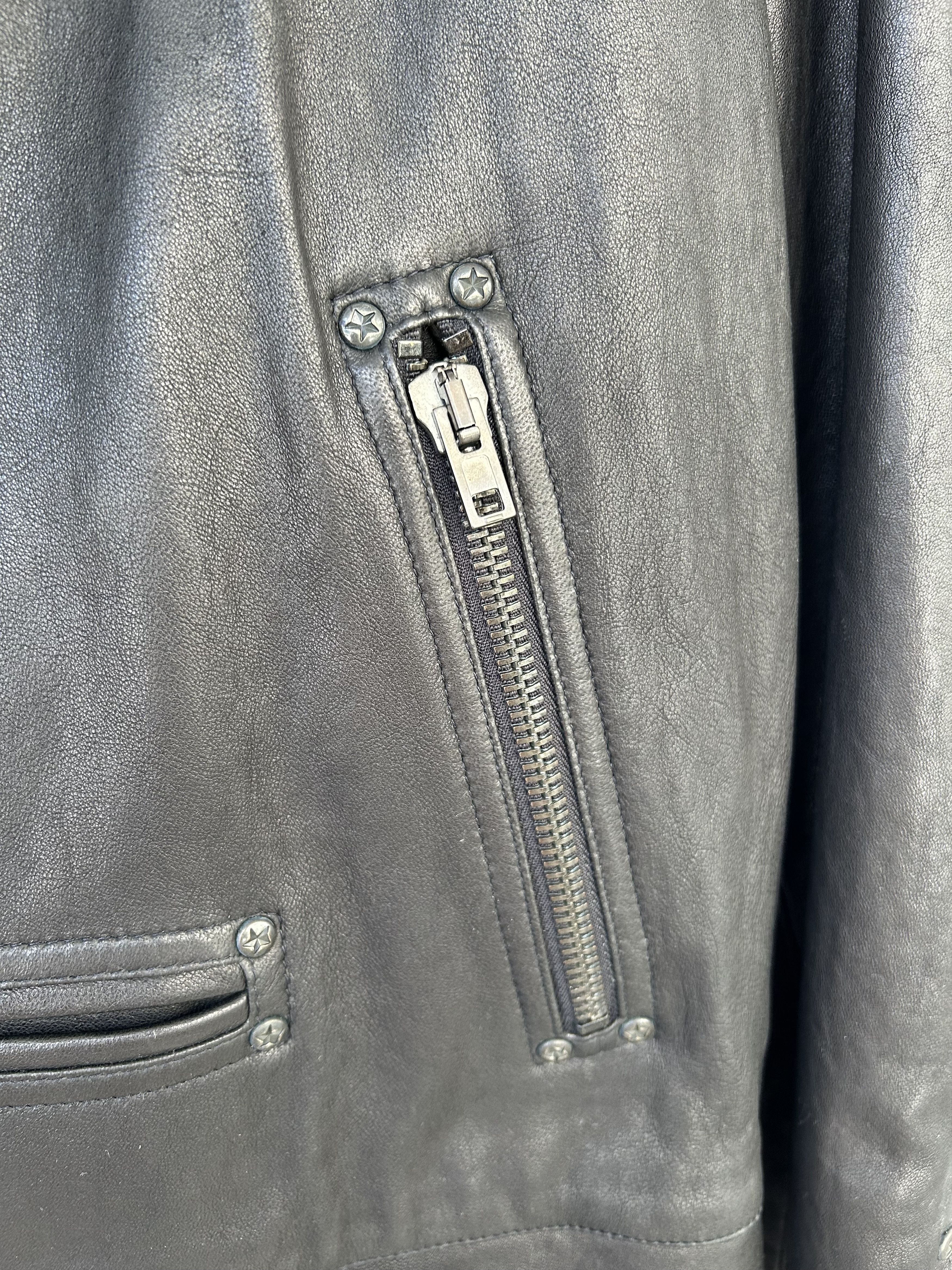 Maison Margiela Margiela Leather Moto Jacket Size US M / EU 48-50 / 2 - 8 Thumbnail