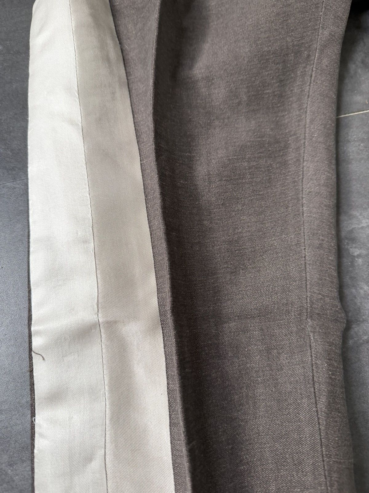 Rick Owens F/W 06 "DUSTULATOR" Striped Runway Linen & Cotton Pants M Size US 32 / EU 48 - 4 Thumbnail