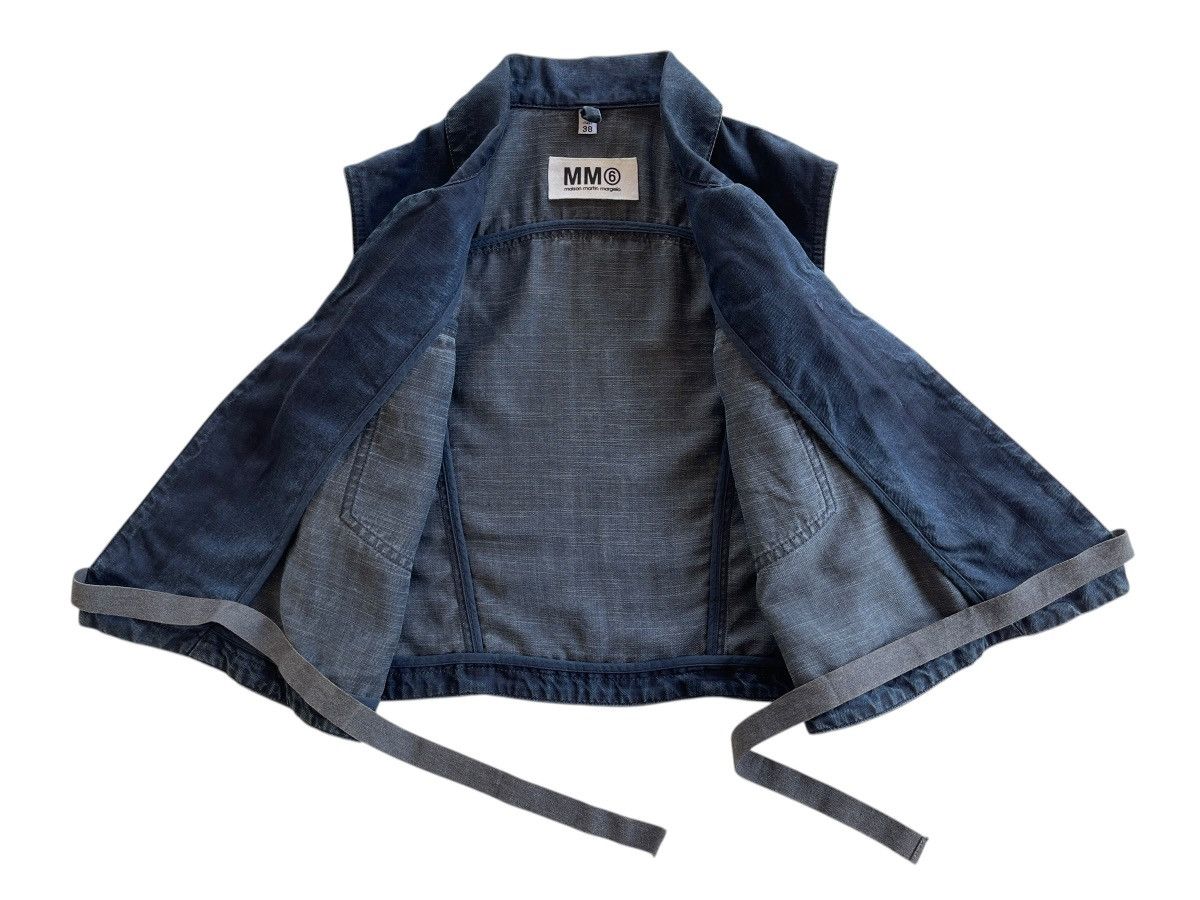 Maison Margiela MM6 Wrap Denim Vest Jacket Size XS / US 0-2 / IT 36-38 - 5 Thumbnail