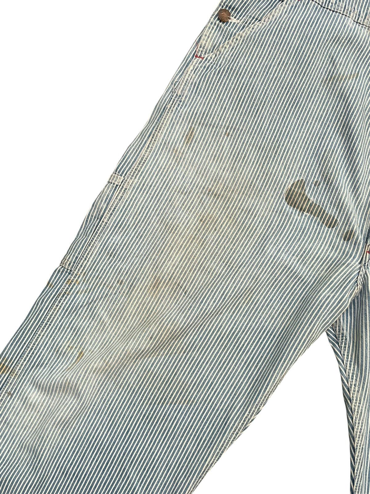 Big Mac × Vintage Vintage 80’s Big Mac Hickory Stripes Overall Size US 42 / EU 58 - 4 Thumbnail