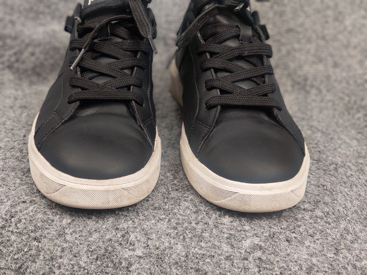 Just Cavalli Just Cavalli Design Minimalist Leather Lace-Up Sneakers Size US 10 / EU 43 - 9 Thumbnail
