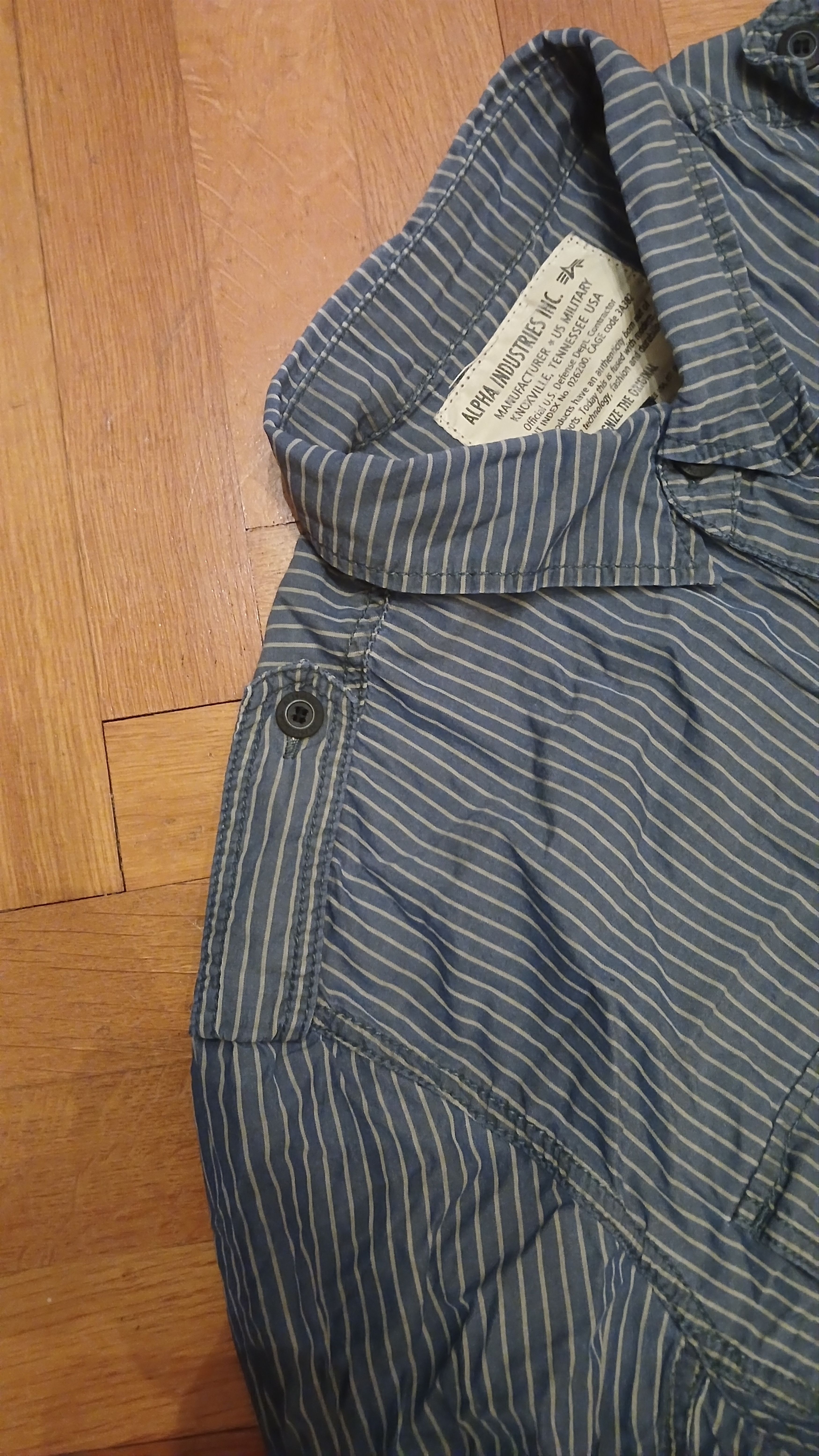 Alpha Industries Alpha Industries Vintage Motorcycle Club Shirt Size US XL / EU 56 / 4 - 5 Thumbnail