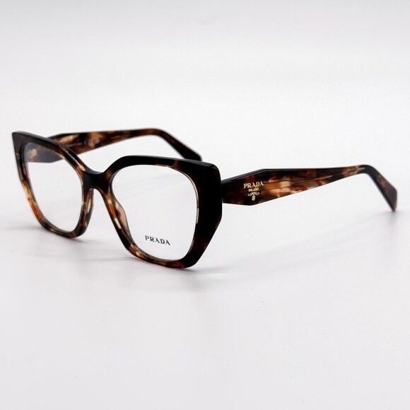 Prada NEW PRADA EYEGLASSES PR18WV 07R1O1, PR 18WV 07R1O1 HAVANA Size ONE SIZE - 3 Thumbnail