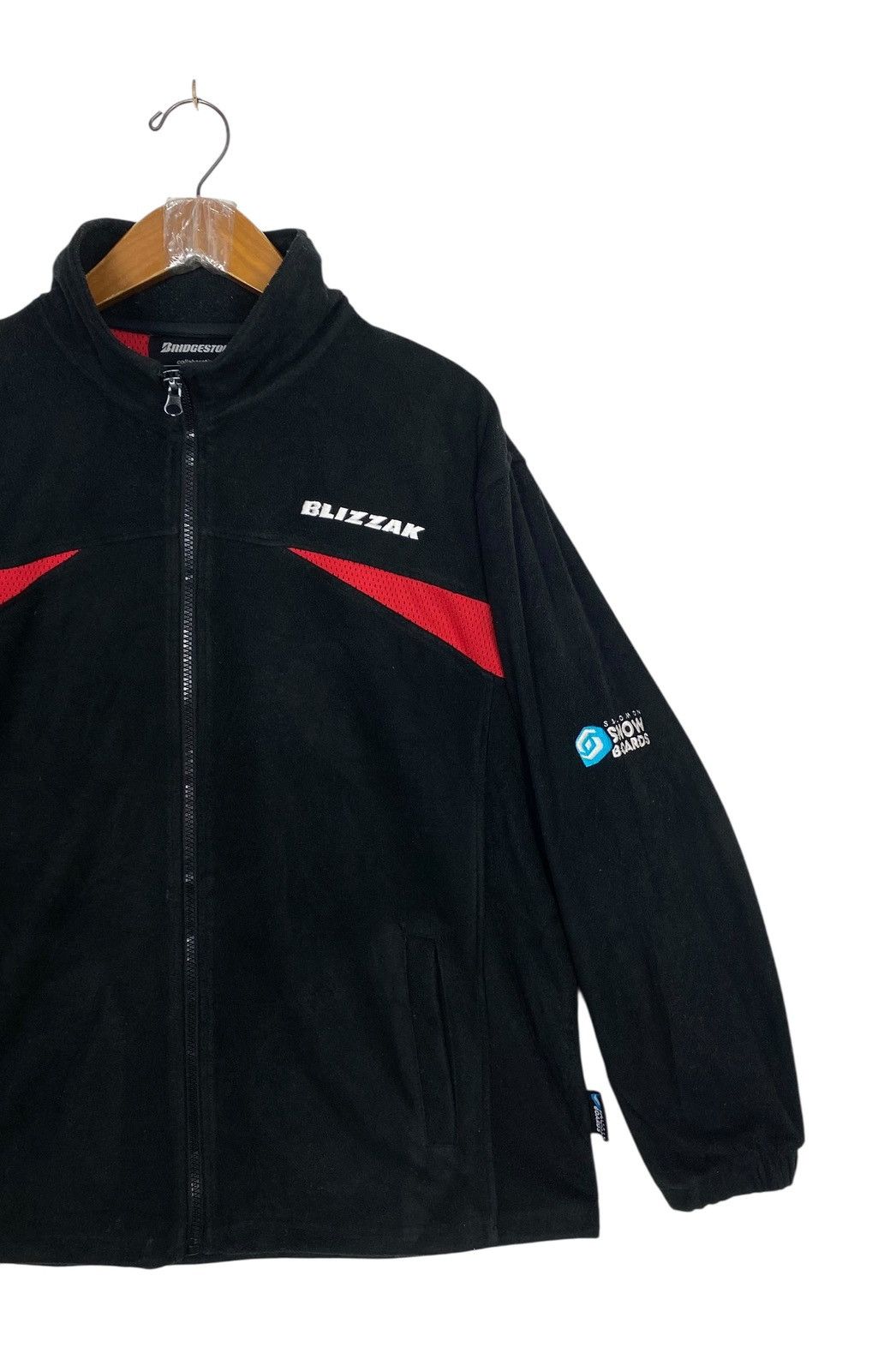 Japanese Brand Rare‼️ Vintage Bridgestone Blizzak Salomon Fleece Zipper Size US M / EU 48-50 / 2 - 2 Thumbnail