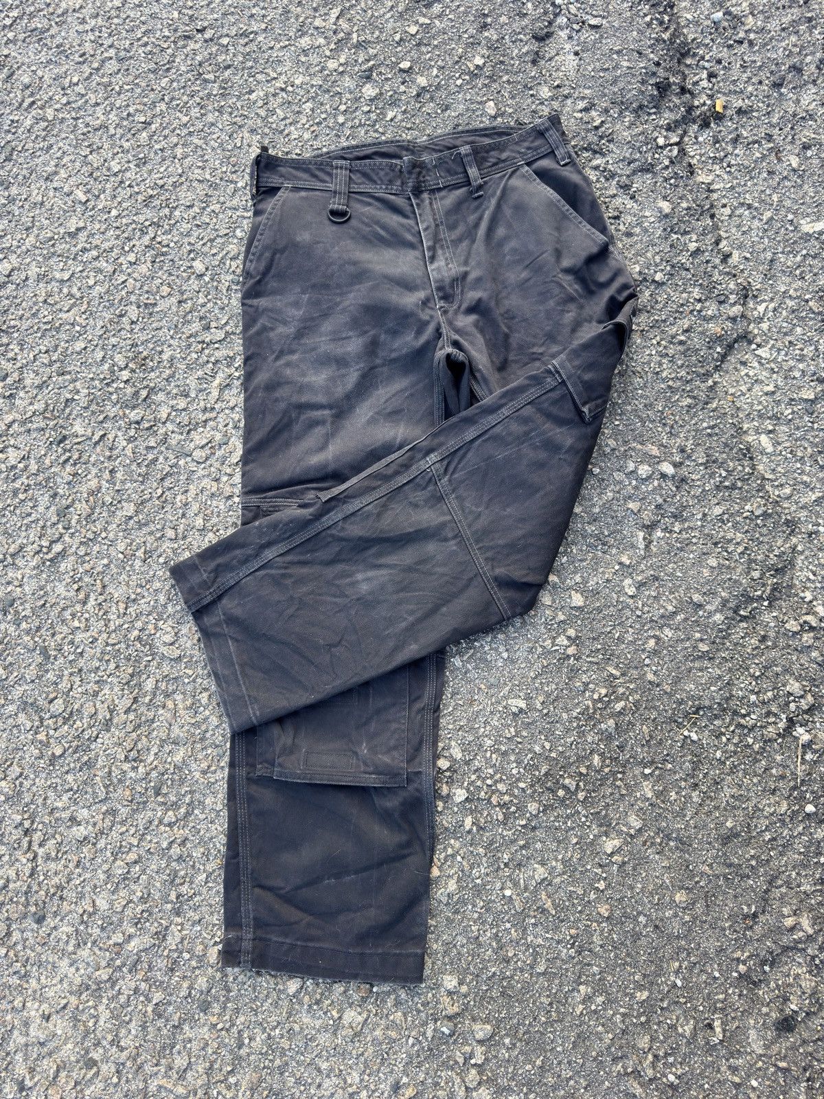 Japanese Brand CARPANTER DOUBLE KNEE PANTS STREETWEAR Size US 33 - 5 Thumbnail