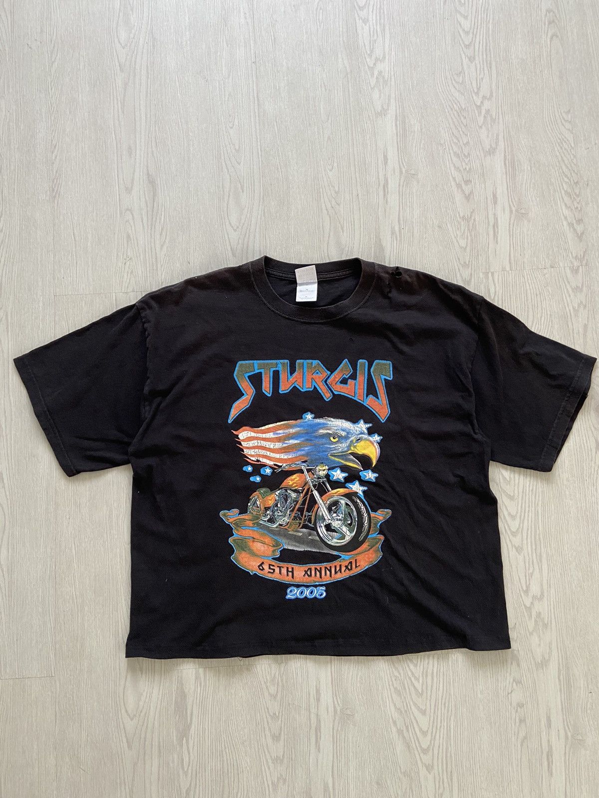 Harley Davidson Vintage 2000’s Sturgis ‘Black Hills Rally’ Boxy Tshirt Size US XL / EU 56 / 4 - 1 Thumbnail