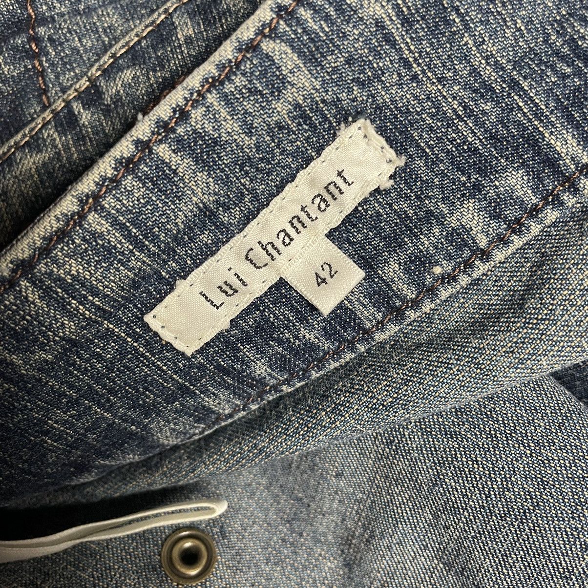 If Six Was Nine 🇯🇵 VINTAGE LUIS CHANTANT FLARE DENIM PANTS Size US 30 / EU 46 - 15 Thumbnail