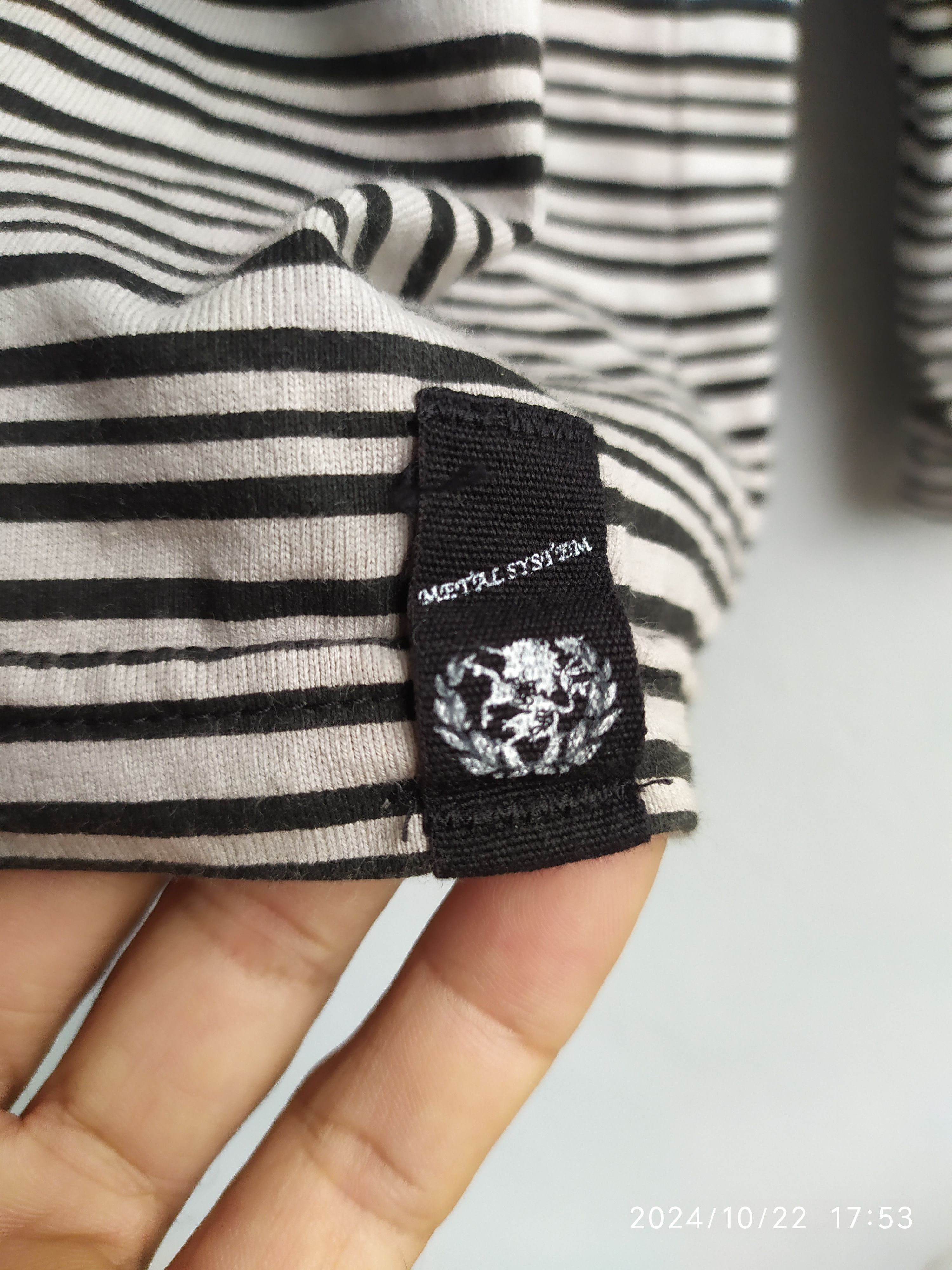 Beauty Beast × Hysteric Glamour × Japanese Brand Japanese Metal System Stripe Bondage Long Slevee Size US L / EU 52-54 / 3 - 6 Thumbnail