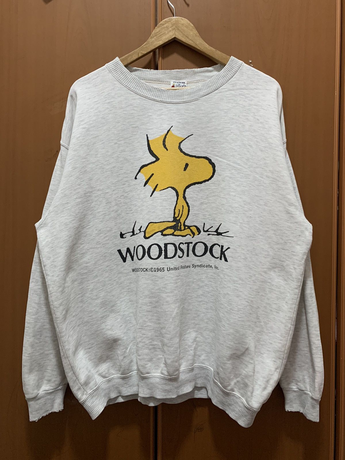 Peanuts Vintage Peanuts Woodstock Distressed Sweatshirt Size US L / EU 52-54 / 3 - 1 Thumbnail