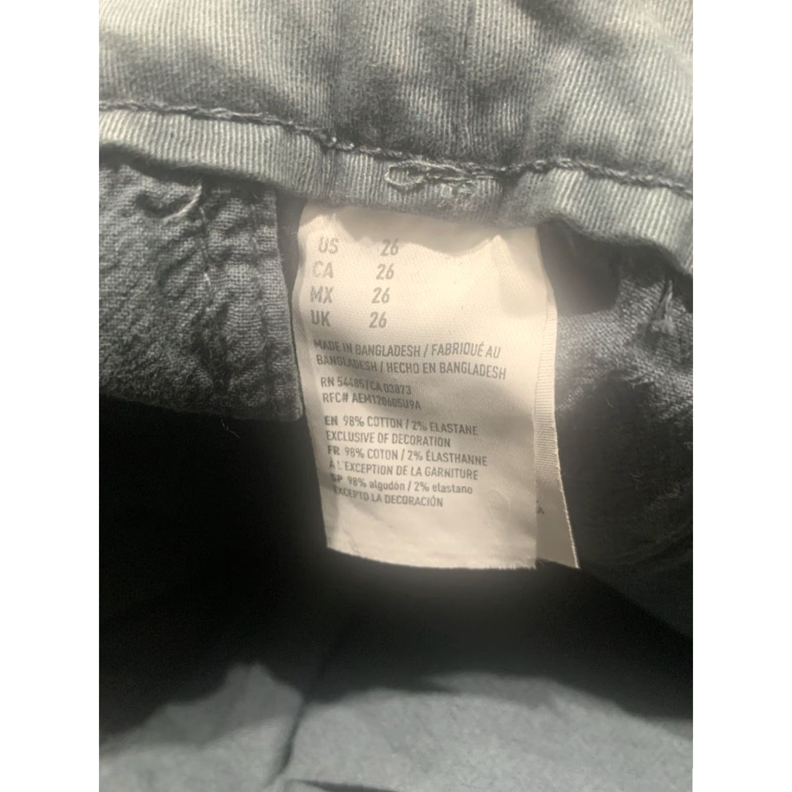 American Eagle Outfitters American Eagle Men’s Classic Shorts Size 26 Regular Chino Slate Blue New Size US 26 / EU 42 - 8 Thumbnail