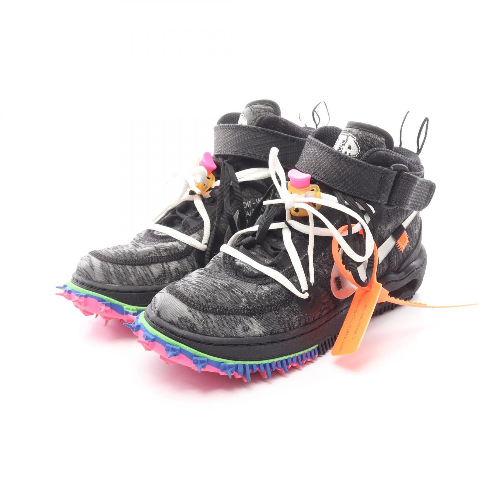 Off-White Off-White Off-White Nike Air Force 1 Mid Sneakers Textile Shoes DO6290-001 DUTY FREE for USA Size ONE SIZE - 1 Thumbnail