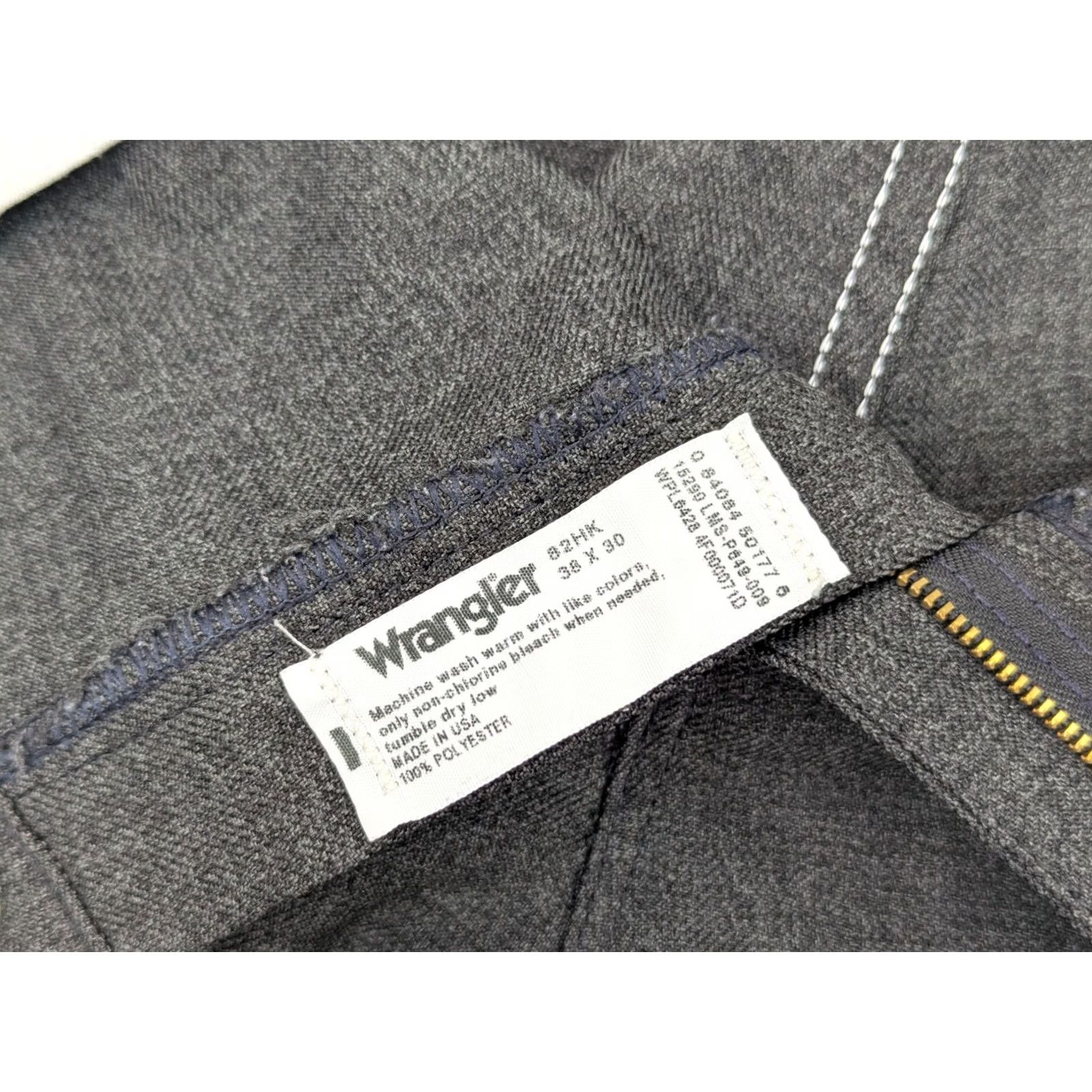 Wrangler VINTAGE Wrangler Wrancher Gray Straight Jeans Men 38x30 EUC 90s Cowboy 5-Pocket Regular Mens Size US 38 / EU 54 - 7 Thumbnail