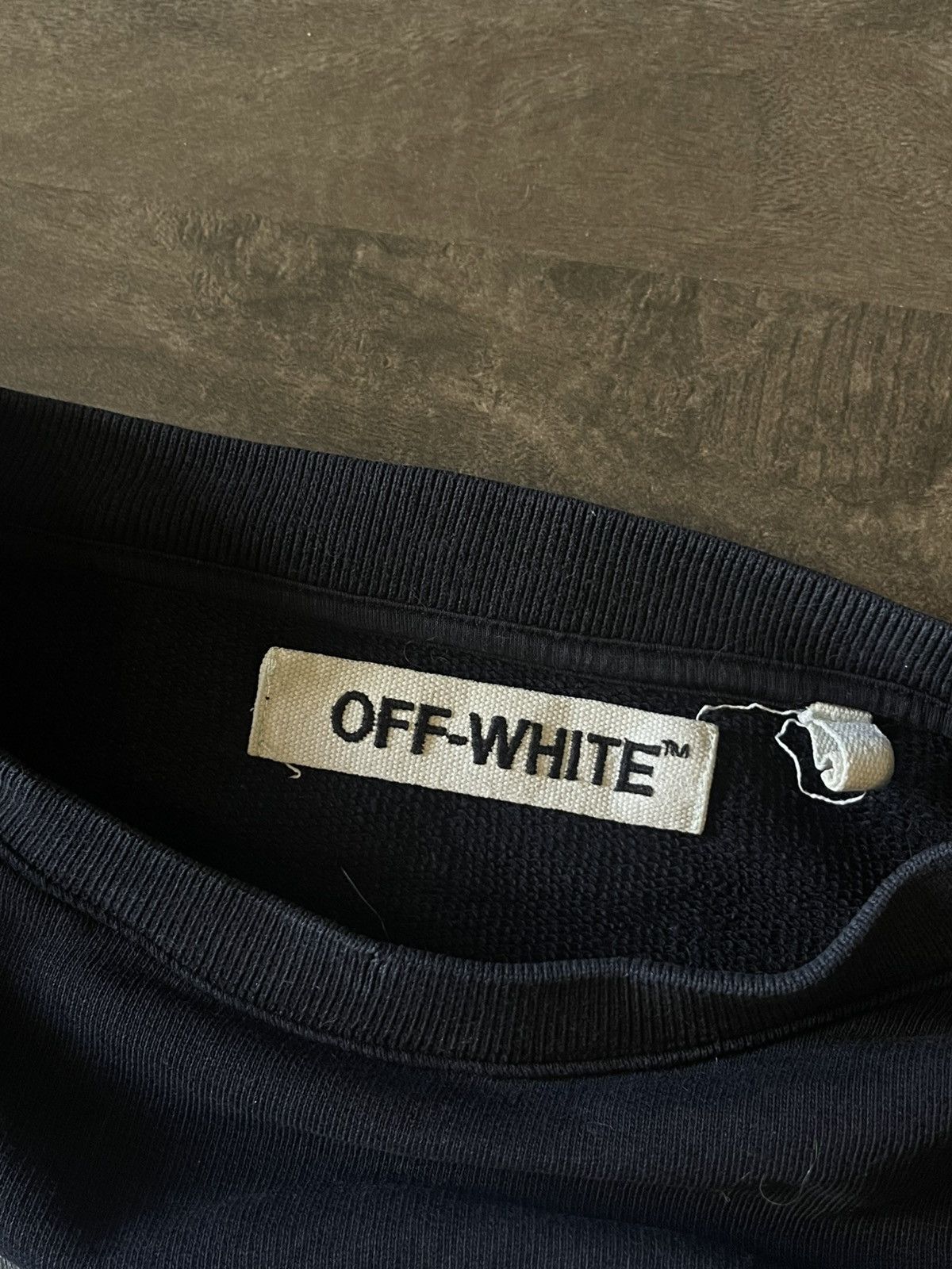 Off-White Off-White Virgil Abloh Caravaggio Black/ Yellow Sweater Size US M / EU 48-50 / 2 - 7 Thumbnail