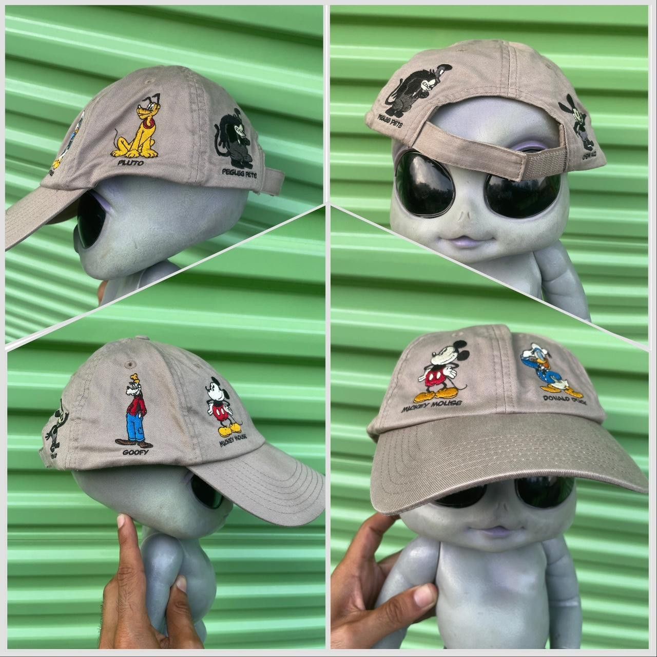 Disney Vintage Disney Parks Hat Mickey Mouse Goofy Pluto Donald Size ONE SIZE - 1 Thumbnail