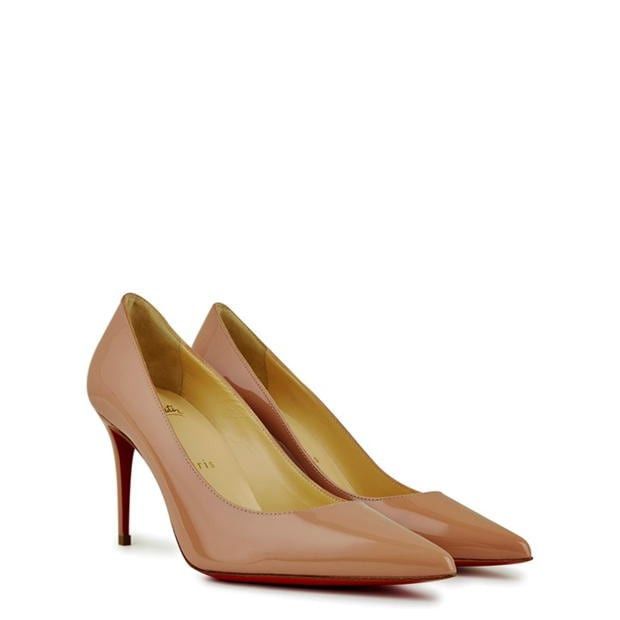 Christian Louboutin Kate 85mm Patent Leather Pumps Size US 10 / IT 40 - 4 Thumbnail