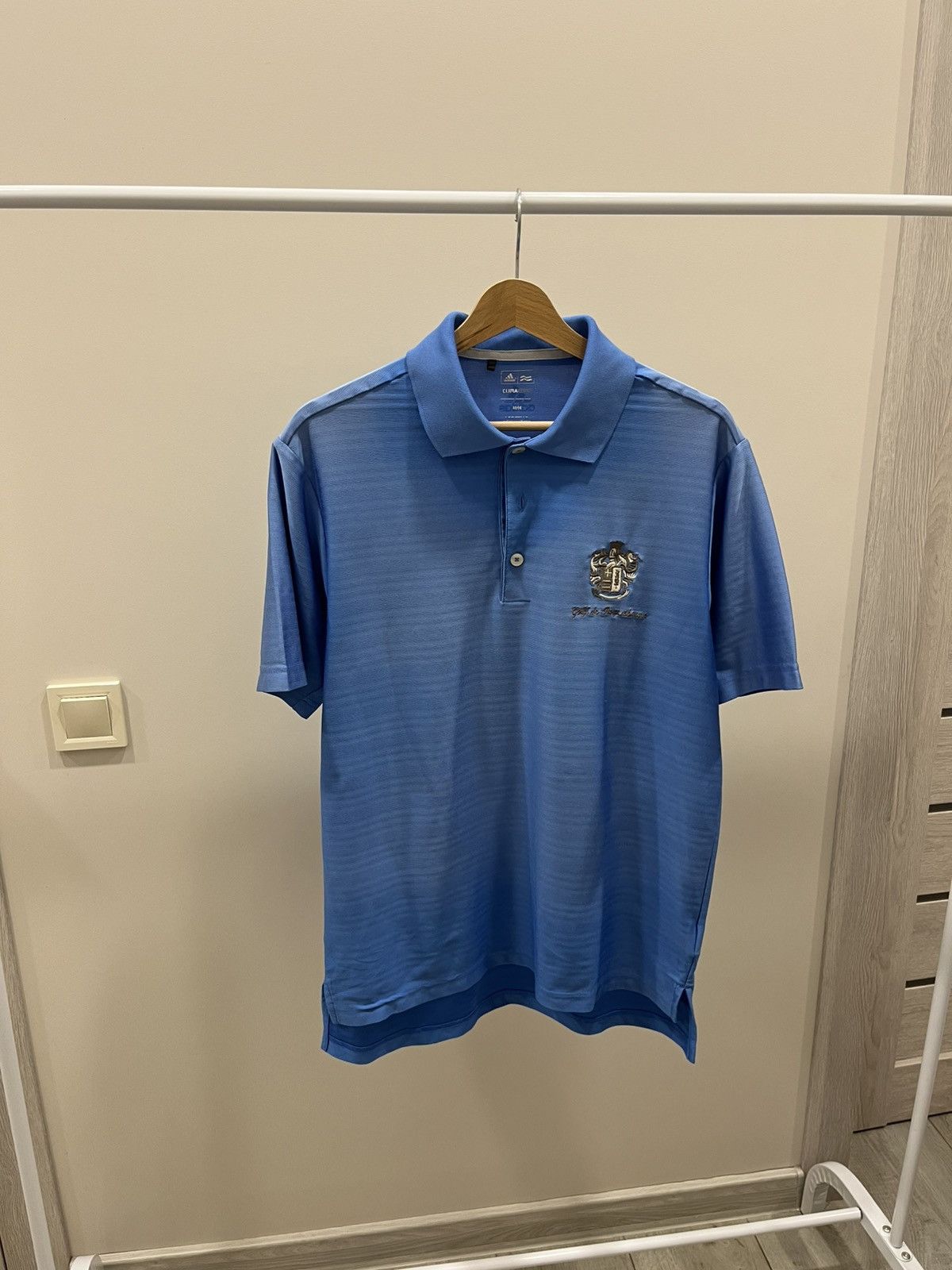 Adidas Vintage Adidas Mens Short Sleeve Golf Polo Size M Blue Size US M / EU 48-50 / 2 - 1 Thumbnail