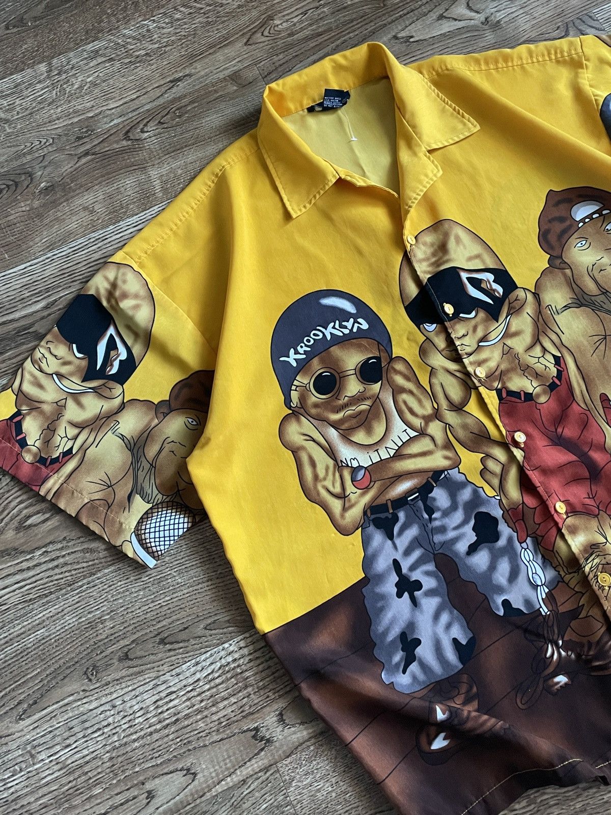 JNCO Vintage Rap shirt Short Sleeve Button Up hip hop 2pac 50cent Size US XXL / EU 58 / 5 - 3 Thumbnail