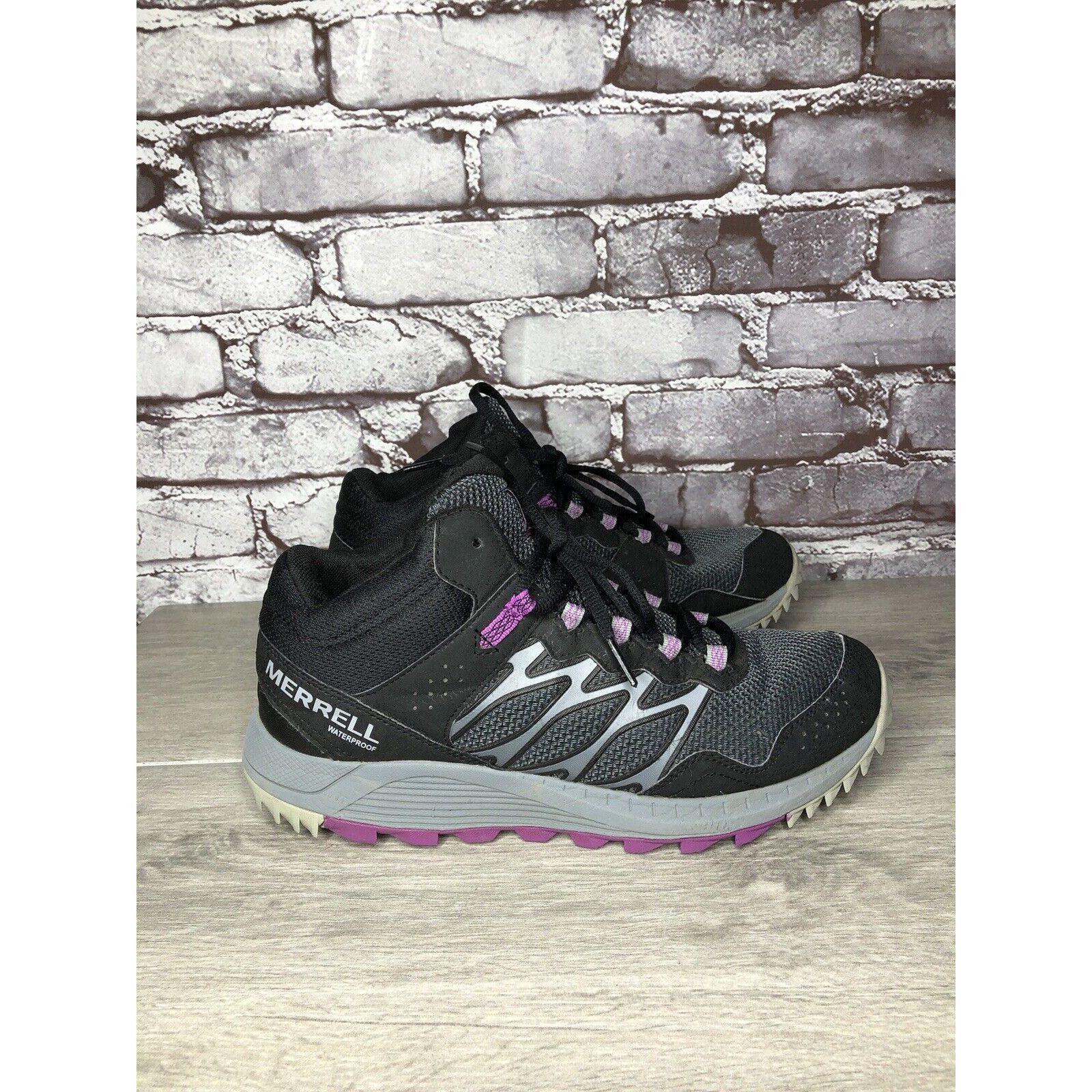 Merrell Merrell Wildwood Mid Waterproof Trail Running Hiking Shoes W Size US 9.5 / IT 39.5 - 21 Thumbnail