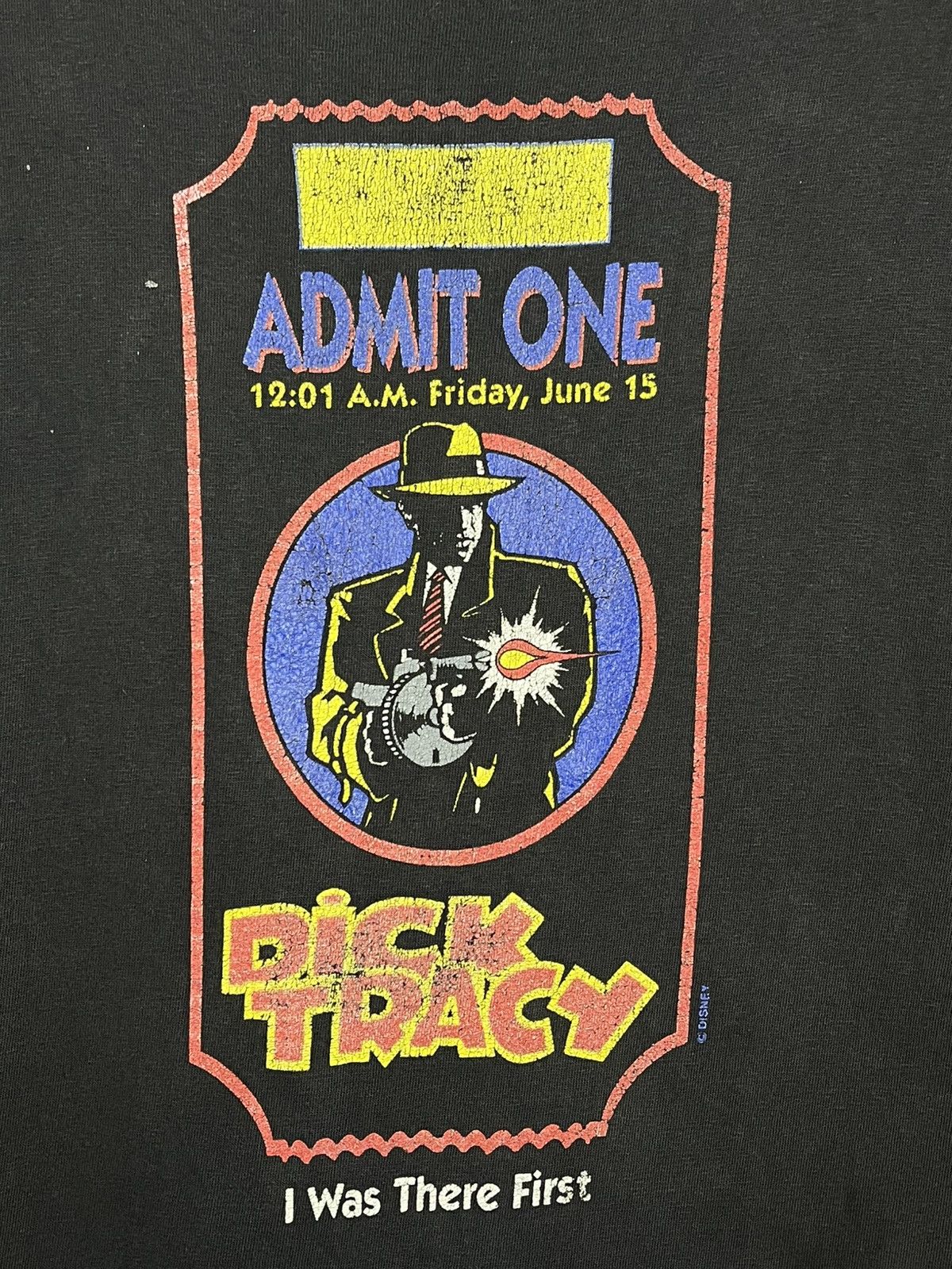 Disney Dick Tracy Admit One 1990‘s Size US XL / EU 56 / 4 - 2 Thumbnail