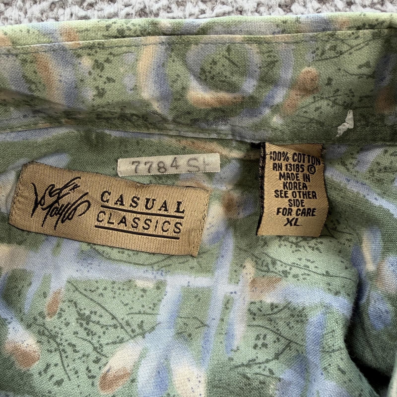 Lord & Taylor Ken Yaffe Casual Classics Lord & Taylor Shirt Green Button Size US XL / EU 56 / 4 - 3 Thumbnail