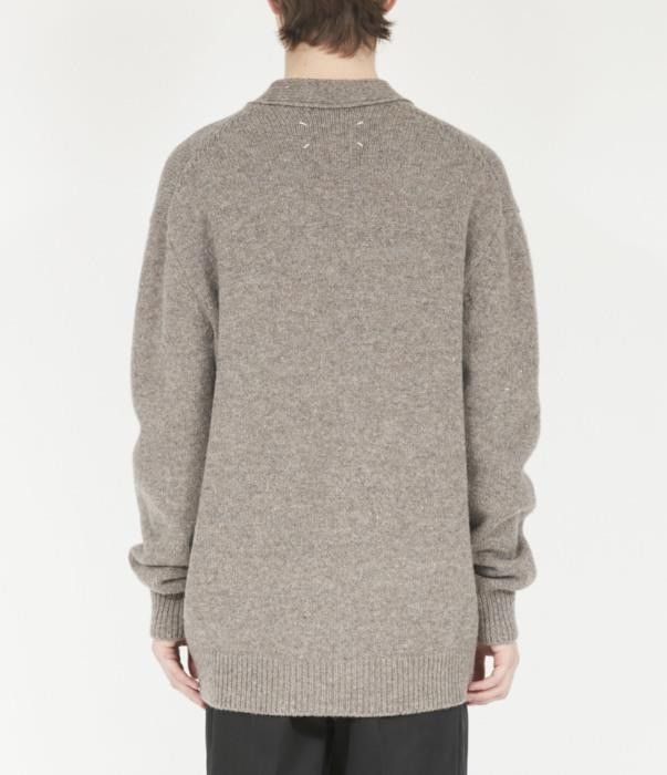 Maison Margiela o1bcso1str0526 Wool Cardigan in Grey Size US XL / EU 56 / 4 - 3 Thumbnail