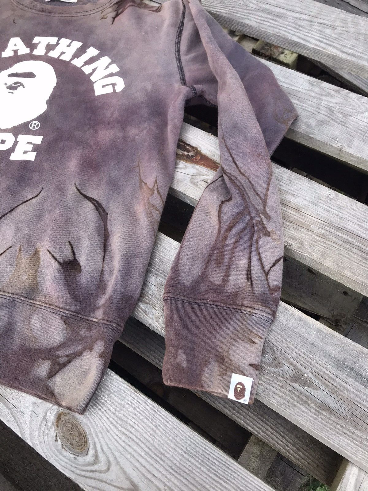 Japanese Brand × Nigo × Vintage Vintage A Bathing Ape art by flood Size US M / EU 48-50 / 2 - 2 Thumbnail