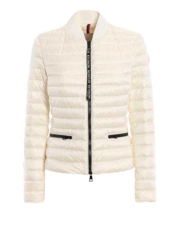 Moncler Moncler Blenca Lounge Saison White Down Puffer Jacket Size L / US 10 / IT 46 - 2 Thumbnail