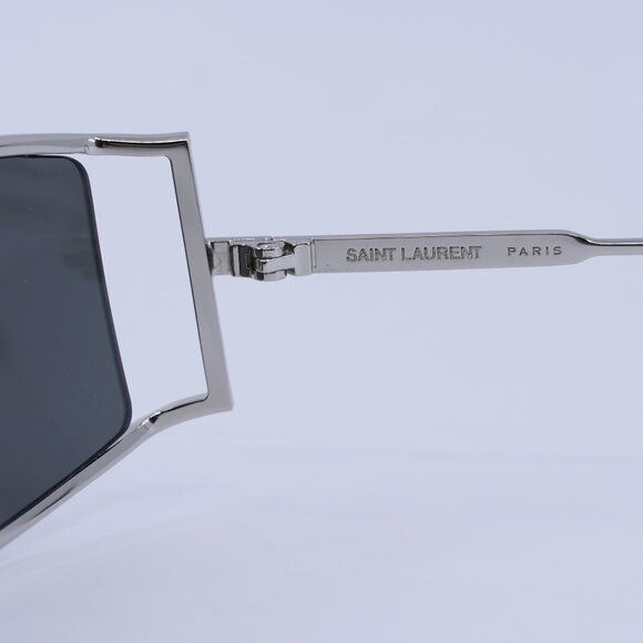 Saint Laurent Paris 🕶️ New Saint Laurent SL606 002 Silver Sunglasses Size ONE SIZE - 9 Thumbnail