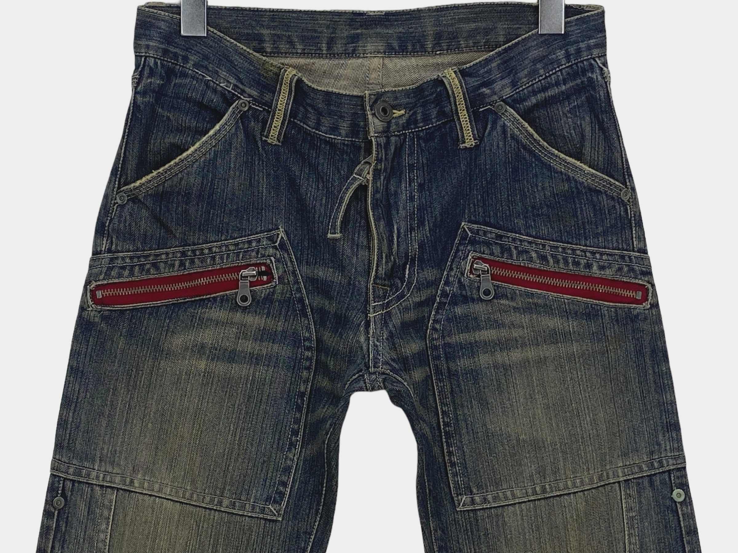Japanese Brand Difference by Rupert Jeans Straight Leg Punk Pants Size US 29 - 3 Thumbnail