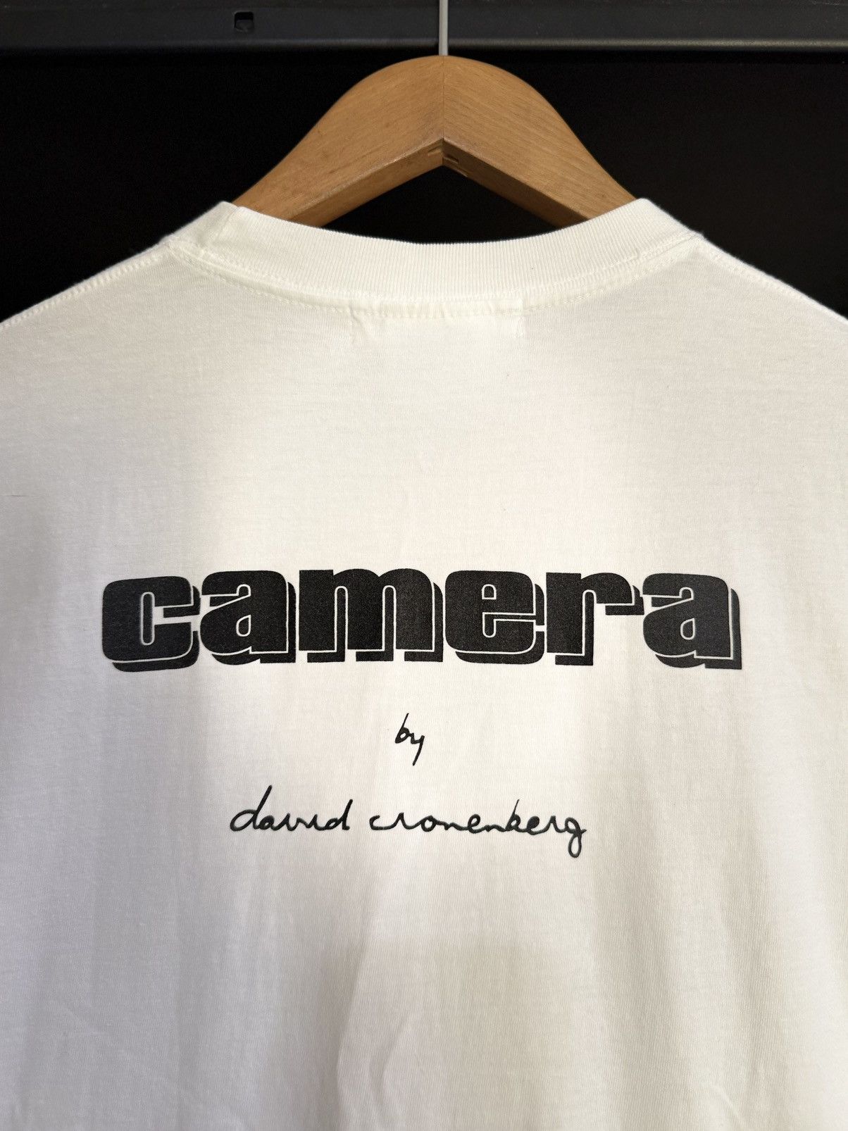 Number (N)ine Rare Vintage Number Nine X Camera David Cronenberg Hanes Tee Size US M / EU 48-50 / 2 - 7 Thumbnail