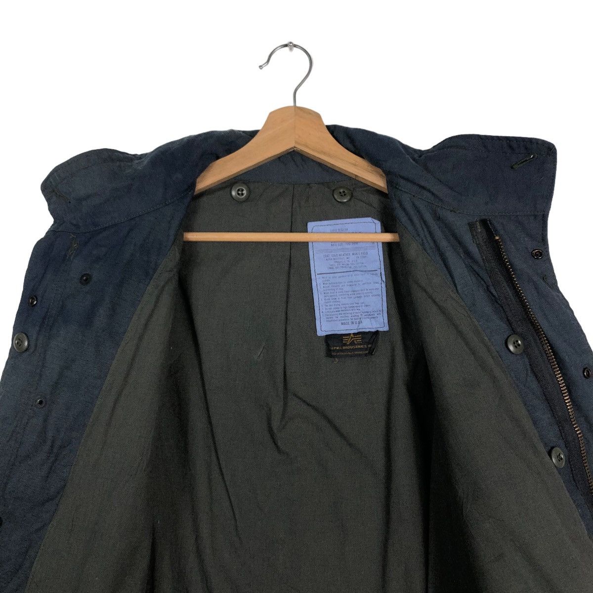 Alpha Industries Military Army Vintage Alpha Industries USA Inspector Jacket Size US L / EU 52-54 / 3 - 10 Thumbnail